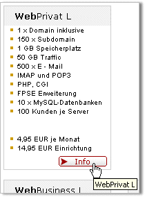 Das Paket Webprivat L bei Neue Medien Münnich ist für CMBasic geeignet